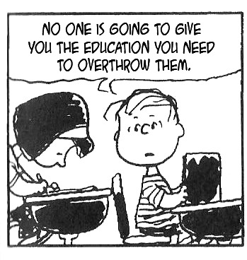 linusgsebastian's tweet photo. @mMrRetro It used to be a mystery why education is the first thing the ruling class cuts.

Then I realized other Linus figured this out decades ago https://t.co/X8xXEiqvoa