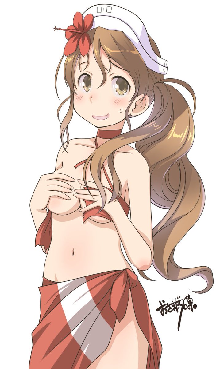 リットリオ(艦これ) 「E1ゲージ3突破で活躍してくれたリットリオさん 」|おさまだ名菓のイラスト