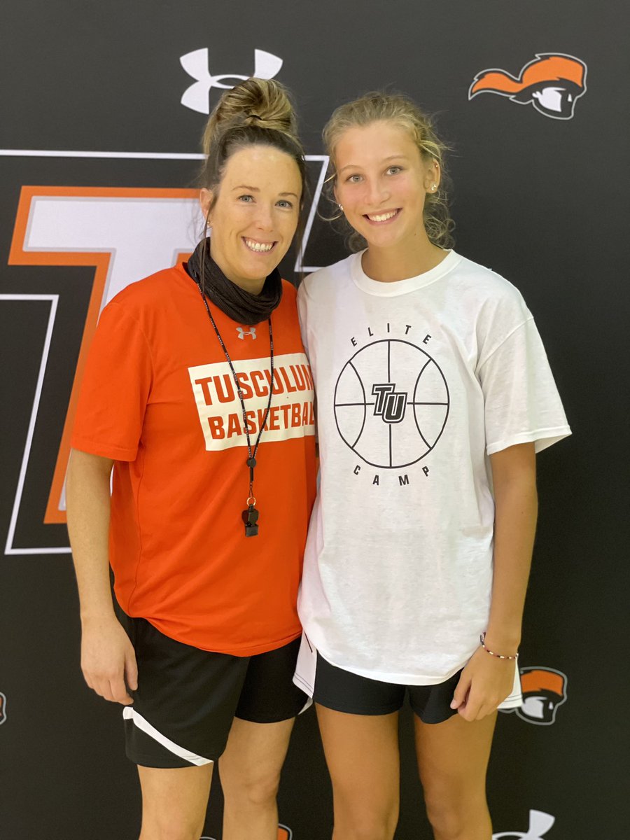 kileyphillips28's tweet photo. Thank you, @coach_map and @TusculumWBB for the elite camp invite! Had a blast working with the players and coaches today! https://t.co/K0QtrOk5Ne