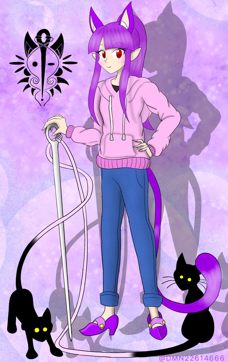 絵描き悪魔 デモン على تويتر No 006ー紫色の尖鋭針猫ーnoelle Dmn Character オリキャラ オリジナル キャラクター Original Character 人外 猫耳娘 獣人 女性 T Co Doulikjbdr T Co 7l6c7al1hy