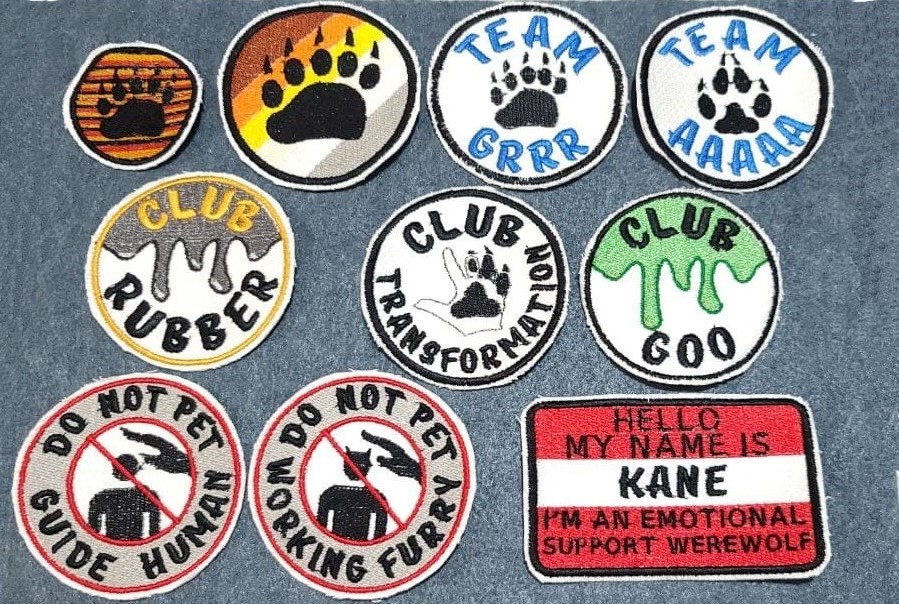 WolfGrinning's tweet photo. Grinning Wolf Patches:
Small $5
Normal $10
More Details in Google Doc

If you wish to order place fill out the google document. 
https://t.co/g5PHkwvYTS

Sizes:
Small Patches are 2", Normal Patches at 3", Emotional Support are 3"x 4"
Patches may slightly vary pre print. https://t.co/hnrVEWwKZF