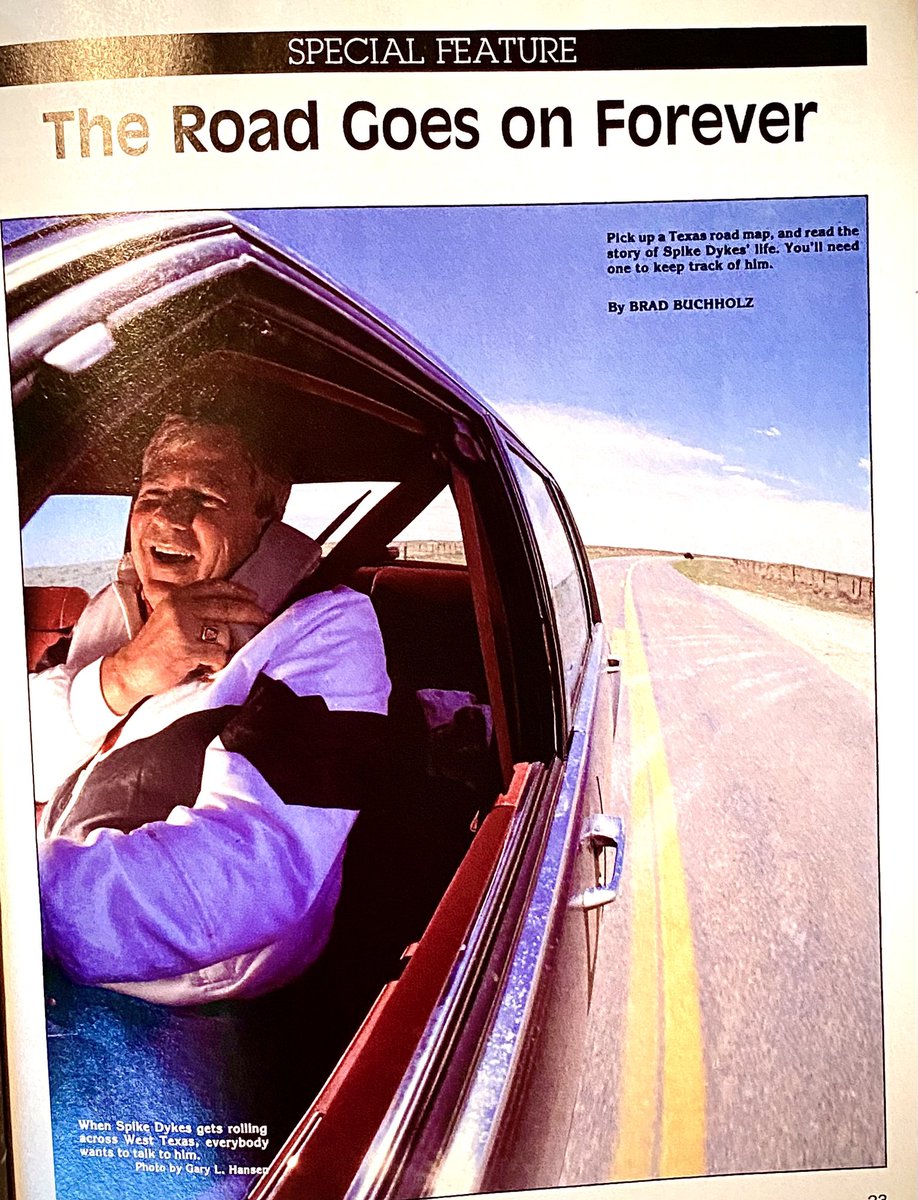 RyanHyattMedia's tweet photo. Welcome back college football! Nothing better than #TexasTech Coach Spike Dykes on a bag phone saying hello to a West Texas coach in 1990 to welcome in a new season! #txhsfb #dctfb #WreckEm https://t.co/b3k873myN4