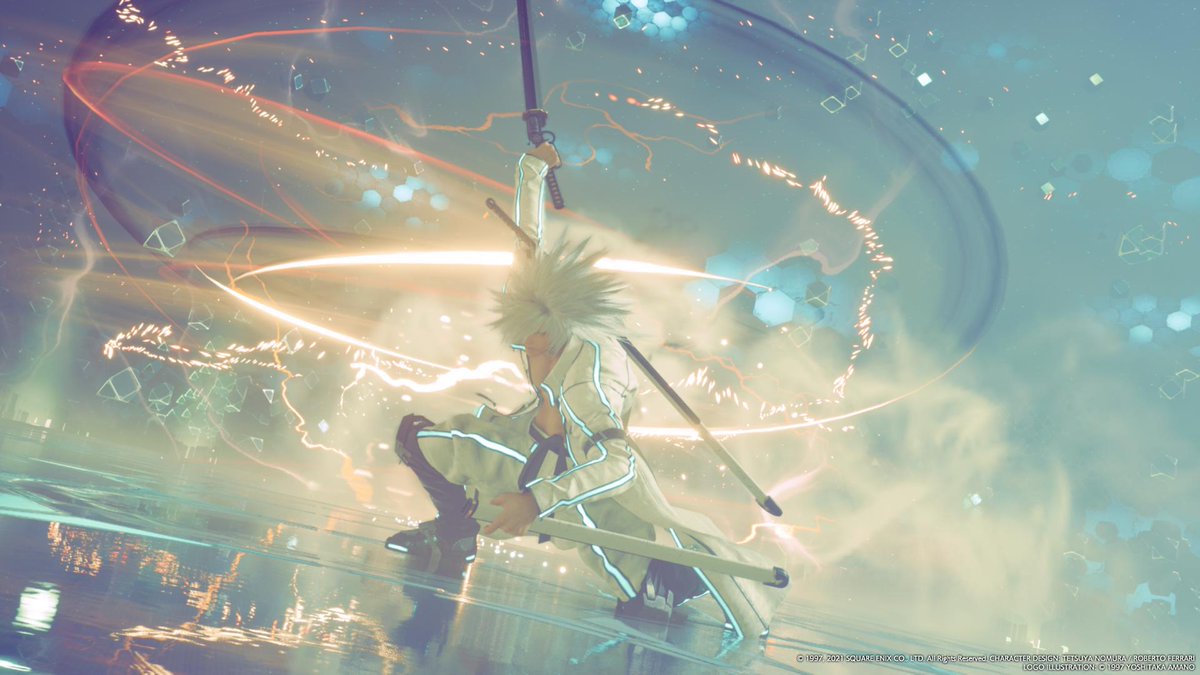 Taser9001's tweet photo. Cool guys don't look at explosions. #PS5Share, #FINALFANTASYVIIREMAKE @finalfantasyvii #FFVIIRemake #FF7 #FF7R #FF7Remake #FF7RContest #Tsviets #Deepground #Weiss https://t.co/YmJdJosuWm