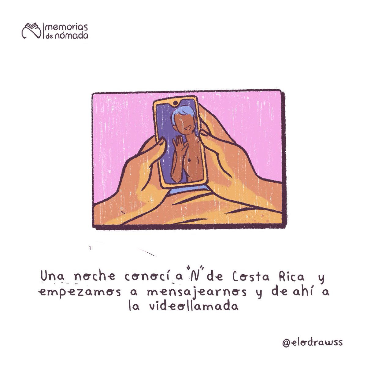 Todes tenemos una historia inolvidable haciendo #sexting🔥

Un seguidor nos compartió su experiencia intercultural de sexting en la pandemia y <a href="/elodraws/">✨🌈 Elo Draws 🌈✨</a> le dio vida ✨ 

¿te identificas?👀