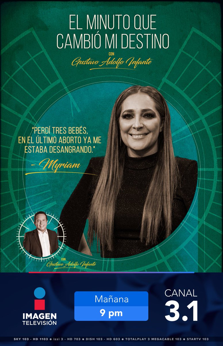 sarisconangel's tweet photo. Obvi no me lo voy a perder , estoy segura será un programon el de hoy con @GAINFANTE  sobre el. Minuto que cambio la vida de mi adorada @MyriamMonteCruz 
MYRIAM EL MINUTO
💕 https://t.co/gC6lGHiUHQ