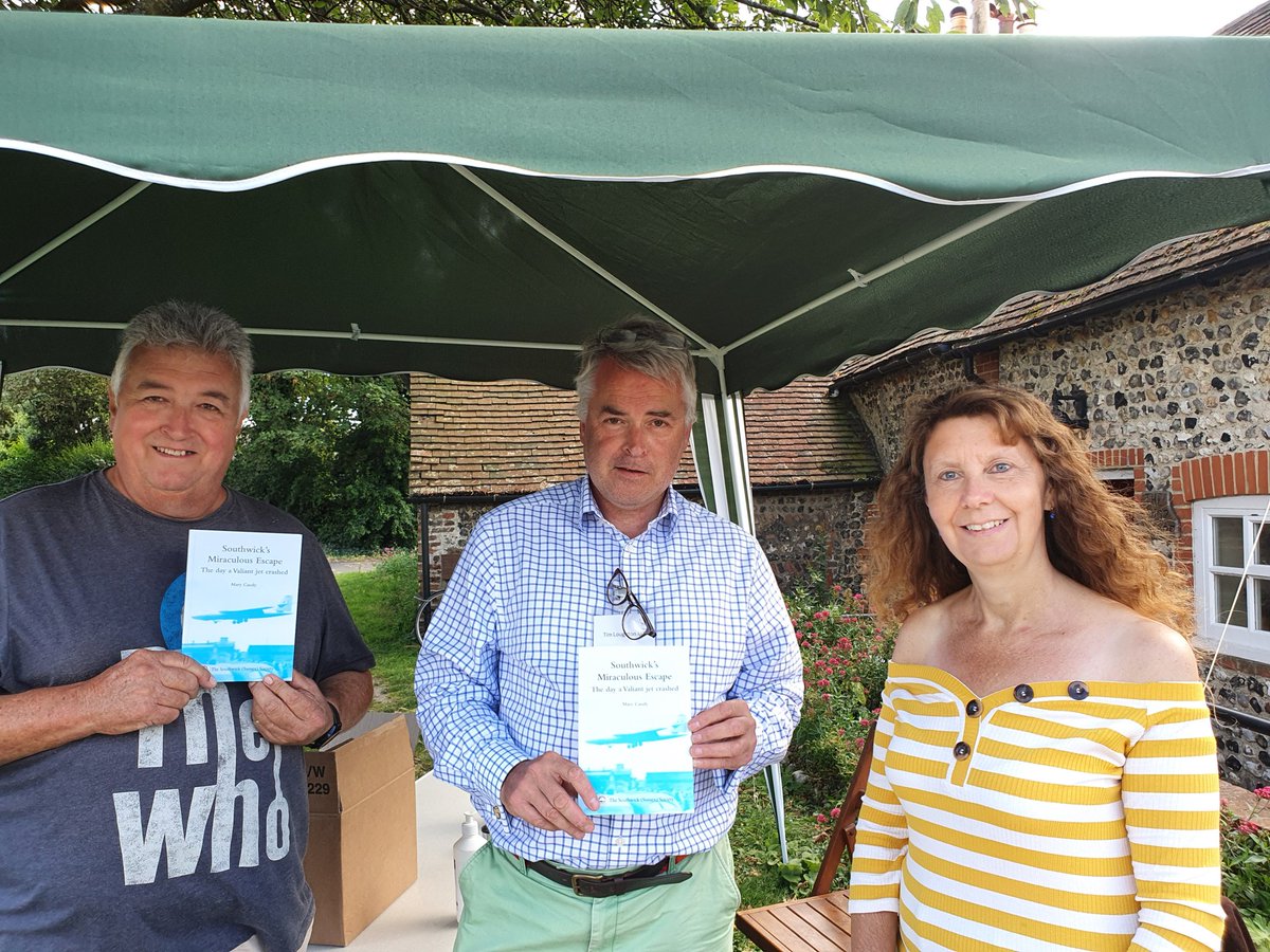 Great to be at the launch of the new book from Southwick Society Chairman Mary Candy about the plane crash 64 years ago that miraculously avoided the local school. Fascinating to hear the memories of residents there today who remember it as if it were yesterday