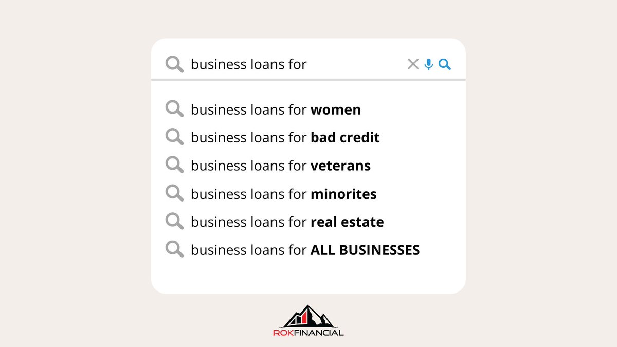 ROKFinancialLLC's tweet image. Stop searching and start dialing: 1-877-7-ROKBIZ (765249). ☎️

For every business, anytime, anywhere. 

#BusinessLoansForEveryBusiness #BusinessLoans #StopSearching
#WeHaveYourAnswers #ROKFinancial