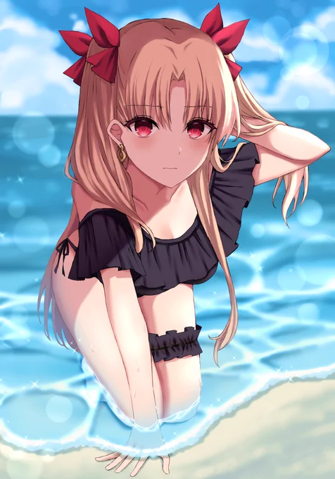 今年こそは水着エレちゃんを実装してください絵 #FGO 