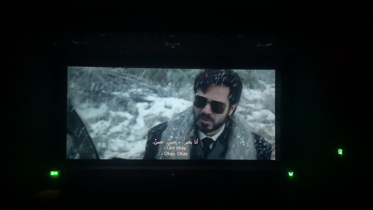 AnazAshrafEmmi's tweet image. FINALLY  watched #Chehre 
in.. #Qatar theater
IT'S COMPLETELY SEAT EDGED FILM really like it @emraanhashmi. Bhai kya acting itz really awesome Acting emmi.  some scenes ur eyes tell to everything @SrBachchan Sir really superb climax10 min &amp;amp; twist 👌🏻must watched. My rating 3.5/5
