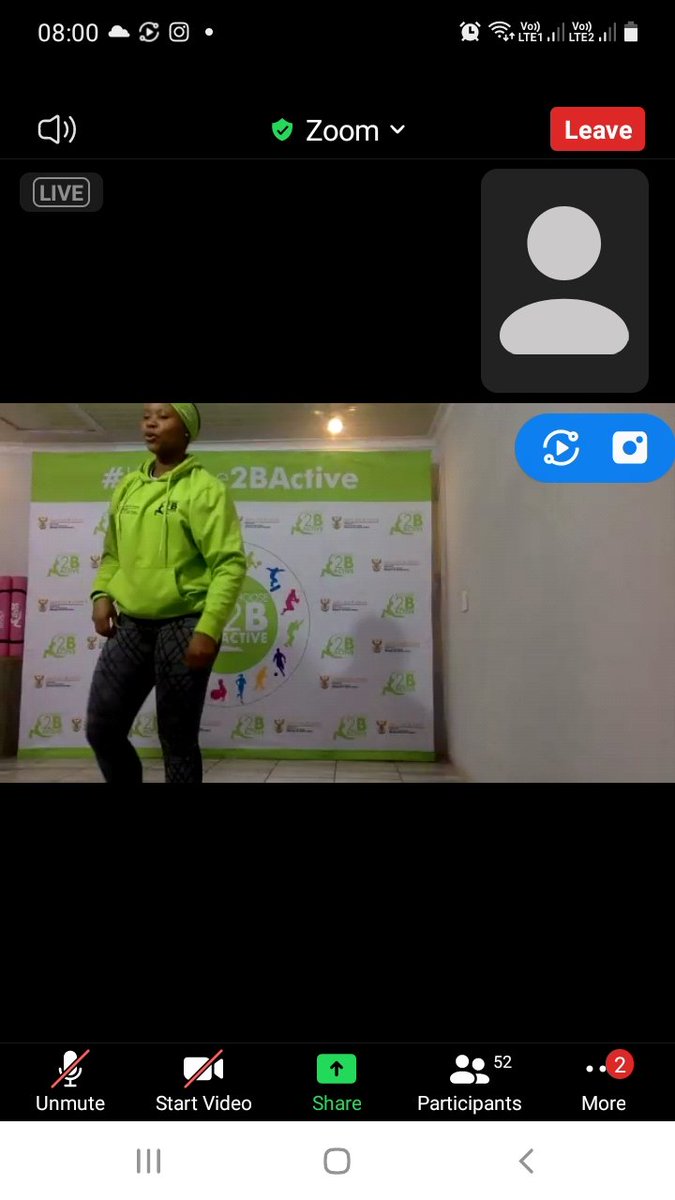 #IChoose2BActive I had fun . #womandlainfitness #womansmonth2021 @Ichoose2BActive @MohauSam