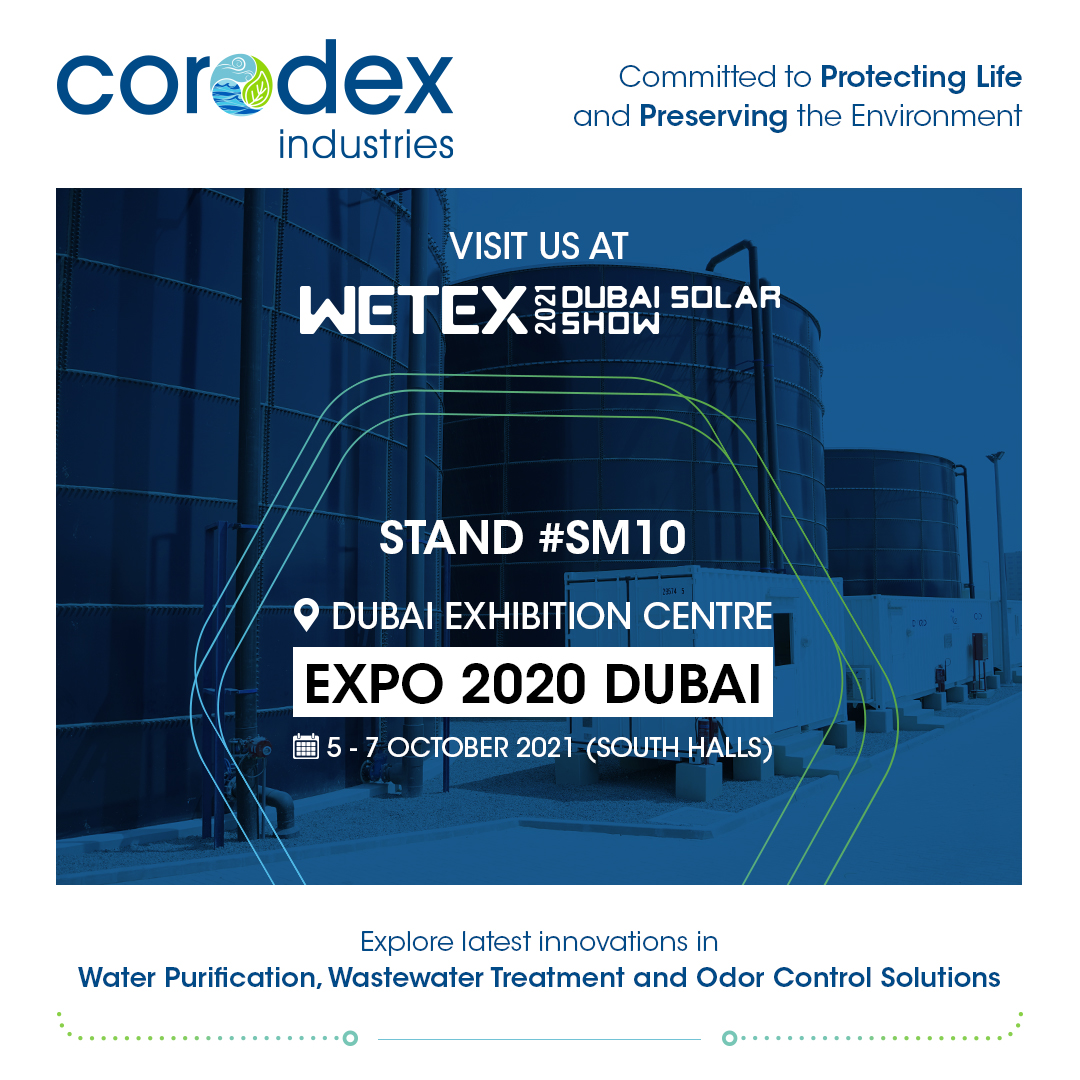 corodex_ind's tweet photo. We are coming back to the region’s biggest energy and sustainability exhibition!

The 23rd edition of @WetexDubai  from 5 to 7 October 2021 during #Expo2020 Dubai. https://t.co/XPcG0jPzBa