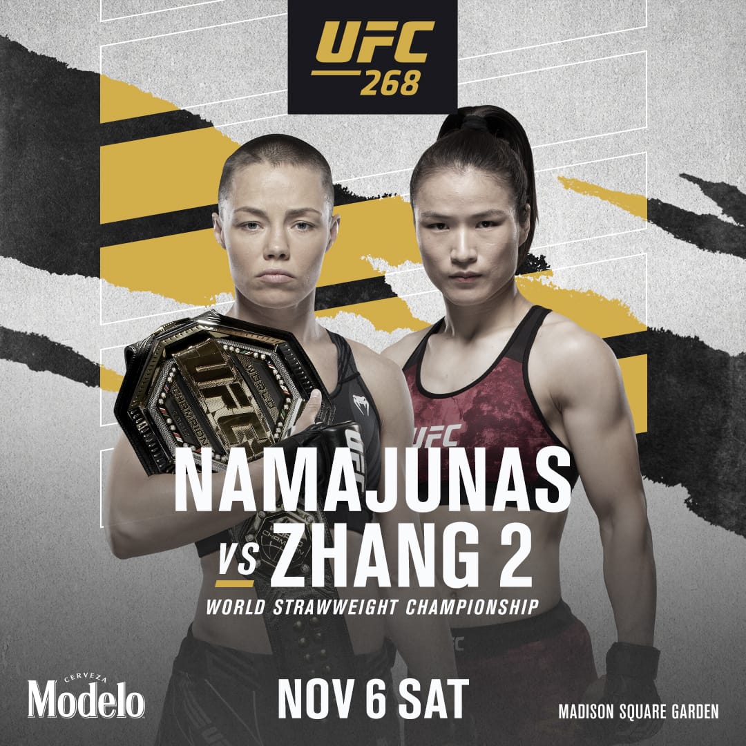 ufcontnt's tweet photo. The UFC is bringing an absolute belter of a card to Madison Square Garden, NYC! 🗽

#UFC268 is 🔥 🔥 🔥 https://t.co/v1xfGJGeQF
