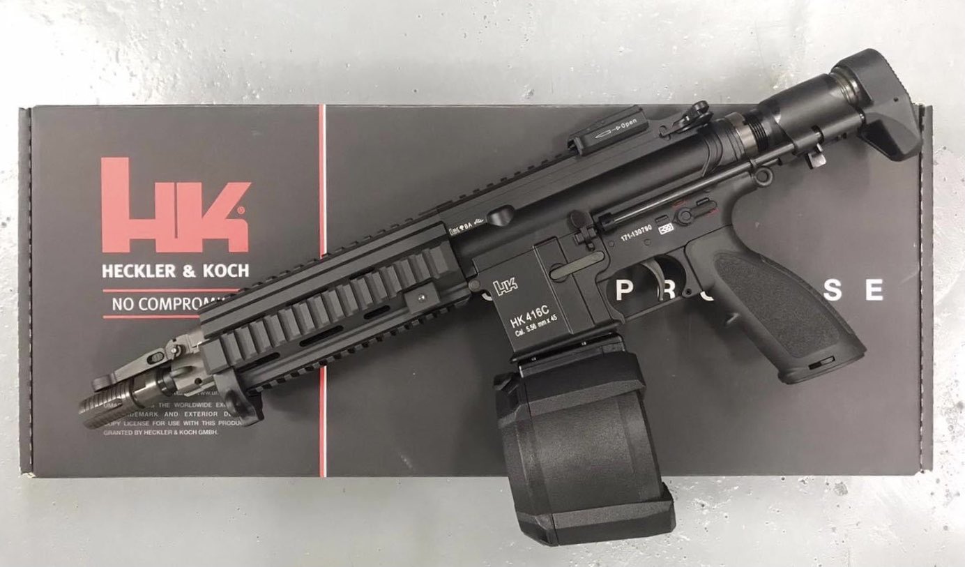 VFC M4ガスブローバック用マガジン VFC M4/HK416GBBR共通 30連スペアマガジン (STANAG GI/V3) Gray > 海外