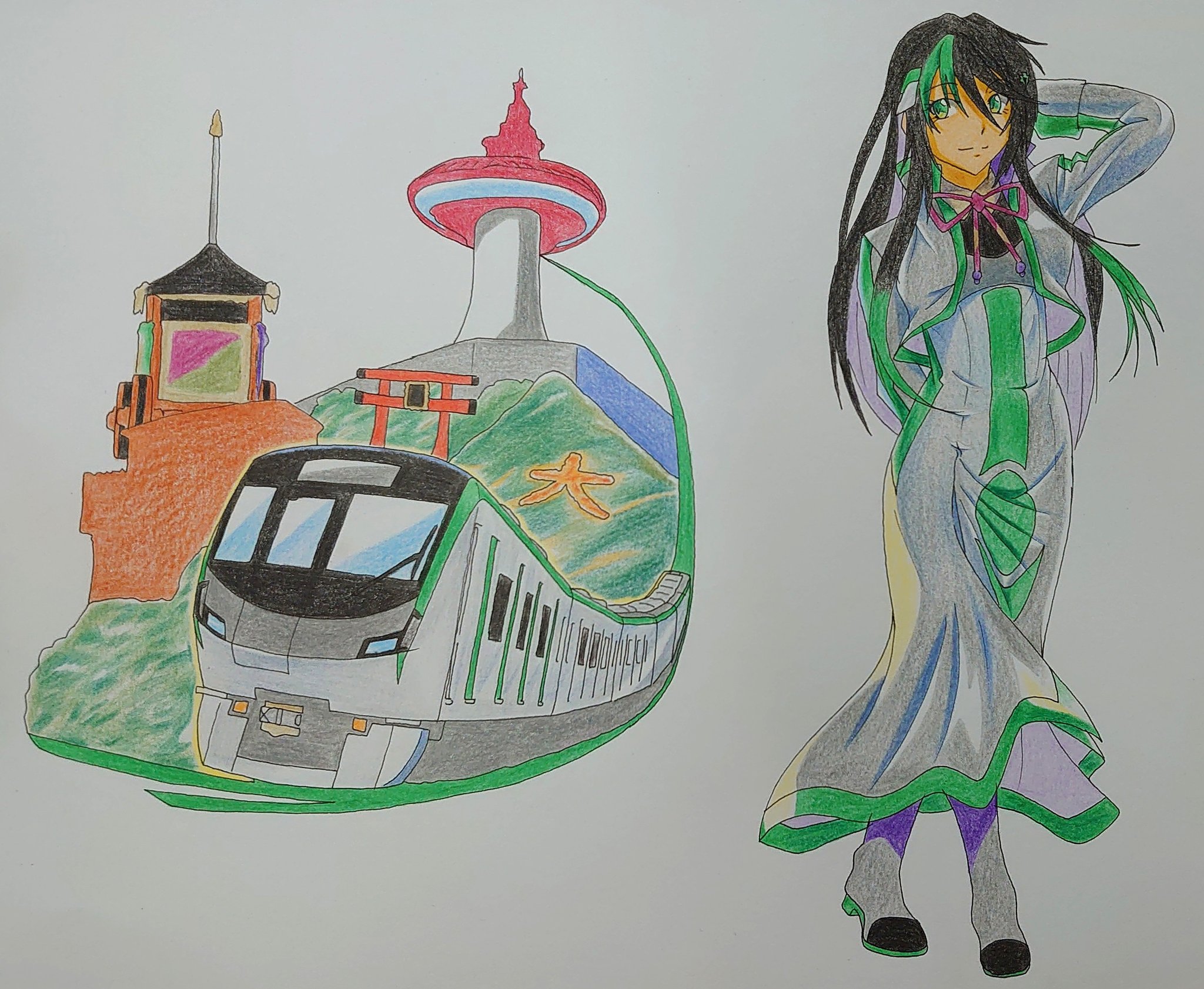 טוויטר 出町柳 彩都 アヤ リクエスト募集中 בטוויטר 絵描きさんと繫がりたい 絵柄が好みって人にフォローされたい イラスト好きな人とつながりたい 色鉛筆 京都市交通局 令和世代の新型車両 烏丸線系 スタイリッシュな和洋折衷のカッコかわいい