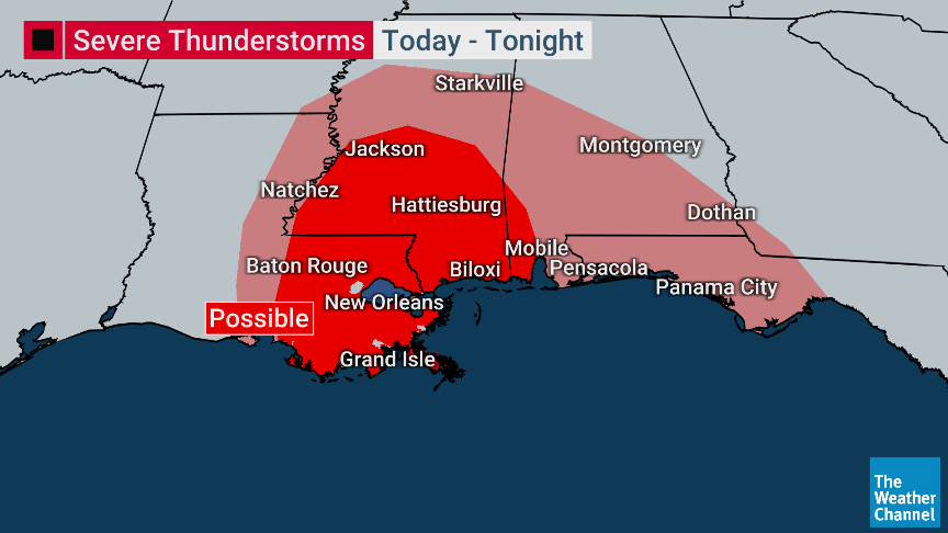weatherchannel's tweet photo. #Ida is now officially a major hurricane rated a Category 3 storm.  Maximum sustained winds are now at 115 mph. You can expect life threatening storm surge, catastrophic wind damage and flooding rainfall as Hurricane Ida approaches and moves inland. https://t.co/q7bWPaLich