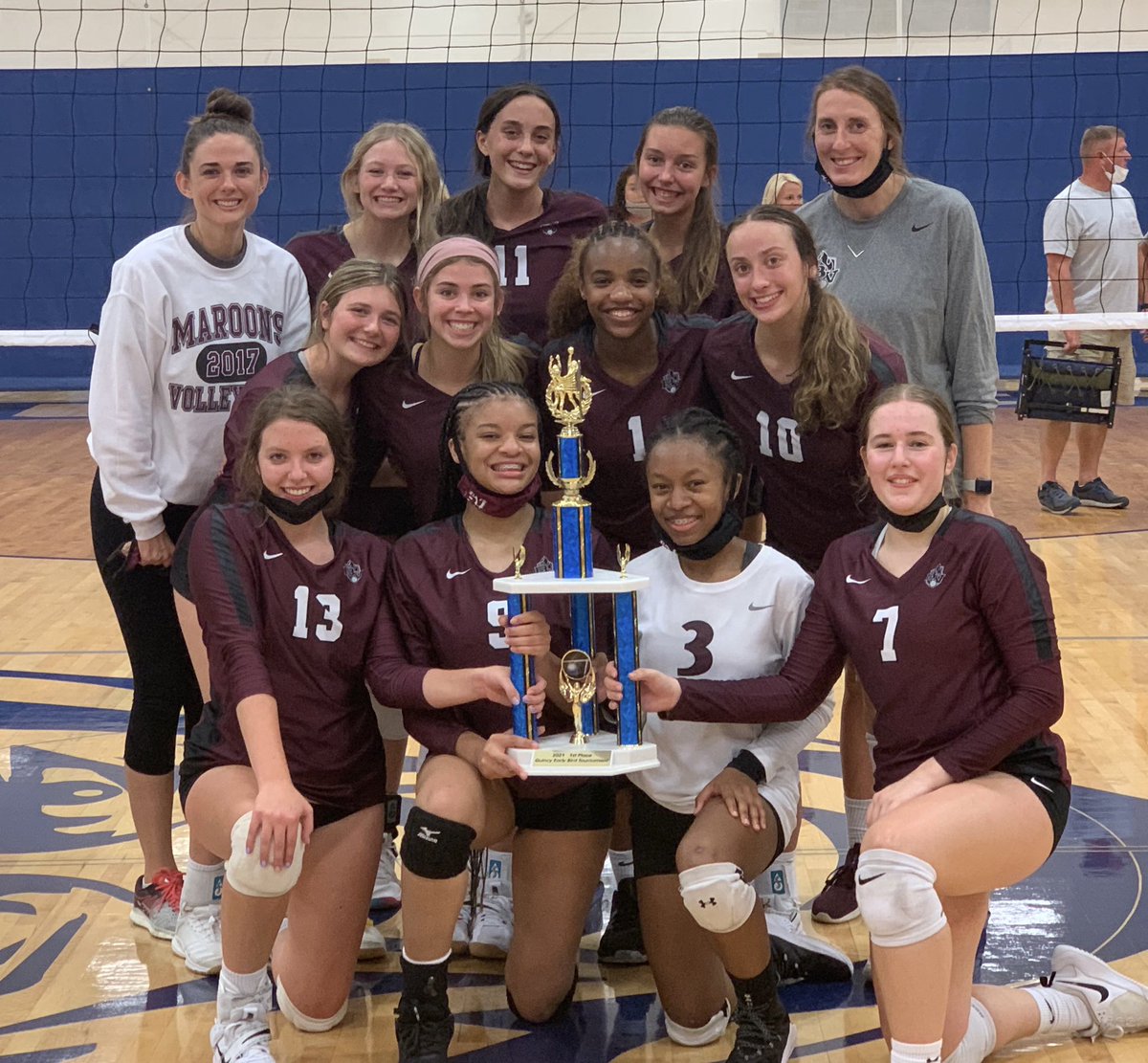Varsity goes 5-0 today and comes home with first place!! 🥇 Way to go ladies!! #bwathletics