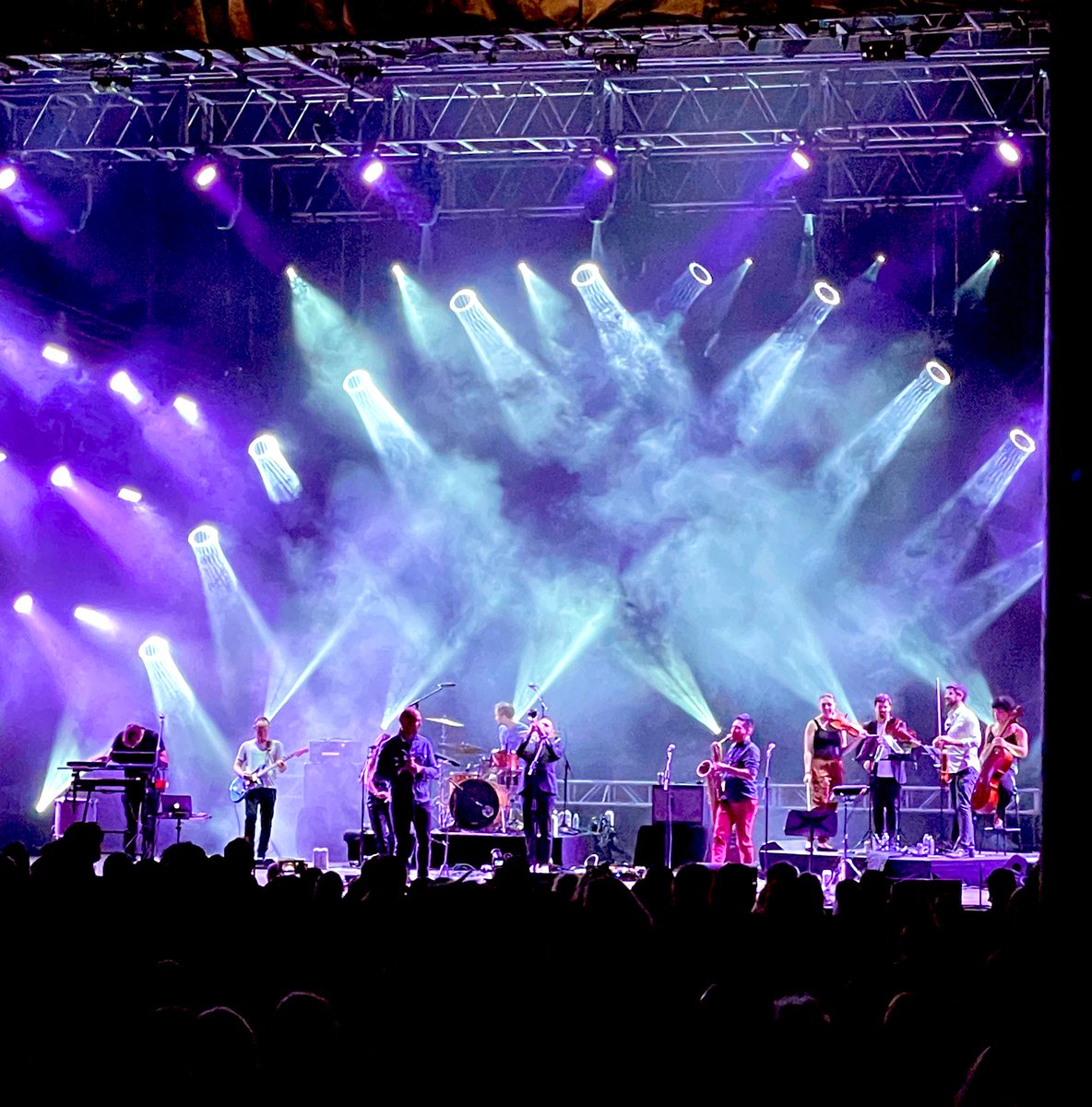 _KartikMenon's tweet photo. . @sanferminband #AtTheBandshell great stuff https://t.co/aElzQucc3z