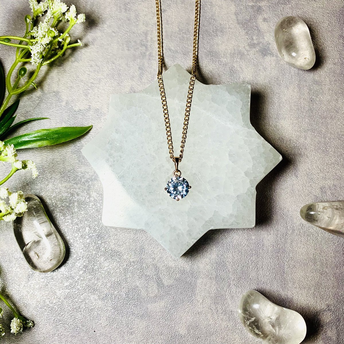 LAST CUBIC ZIRCONIA NECKLACE! 
&amp; I’ve lowered her price to $10 🥰✨