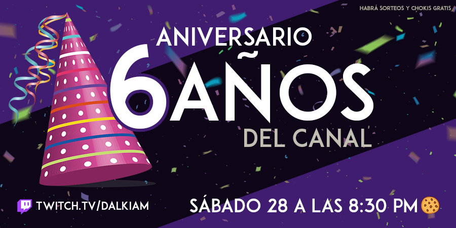 Kiamdal's tweet photo. Ya estamos en vivo, pasen a celebrar el stream de aniversario! https://t.co/pLm1uX2ipU https://t.co/Cvhl7HHcoM