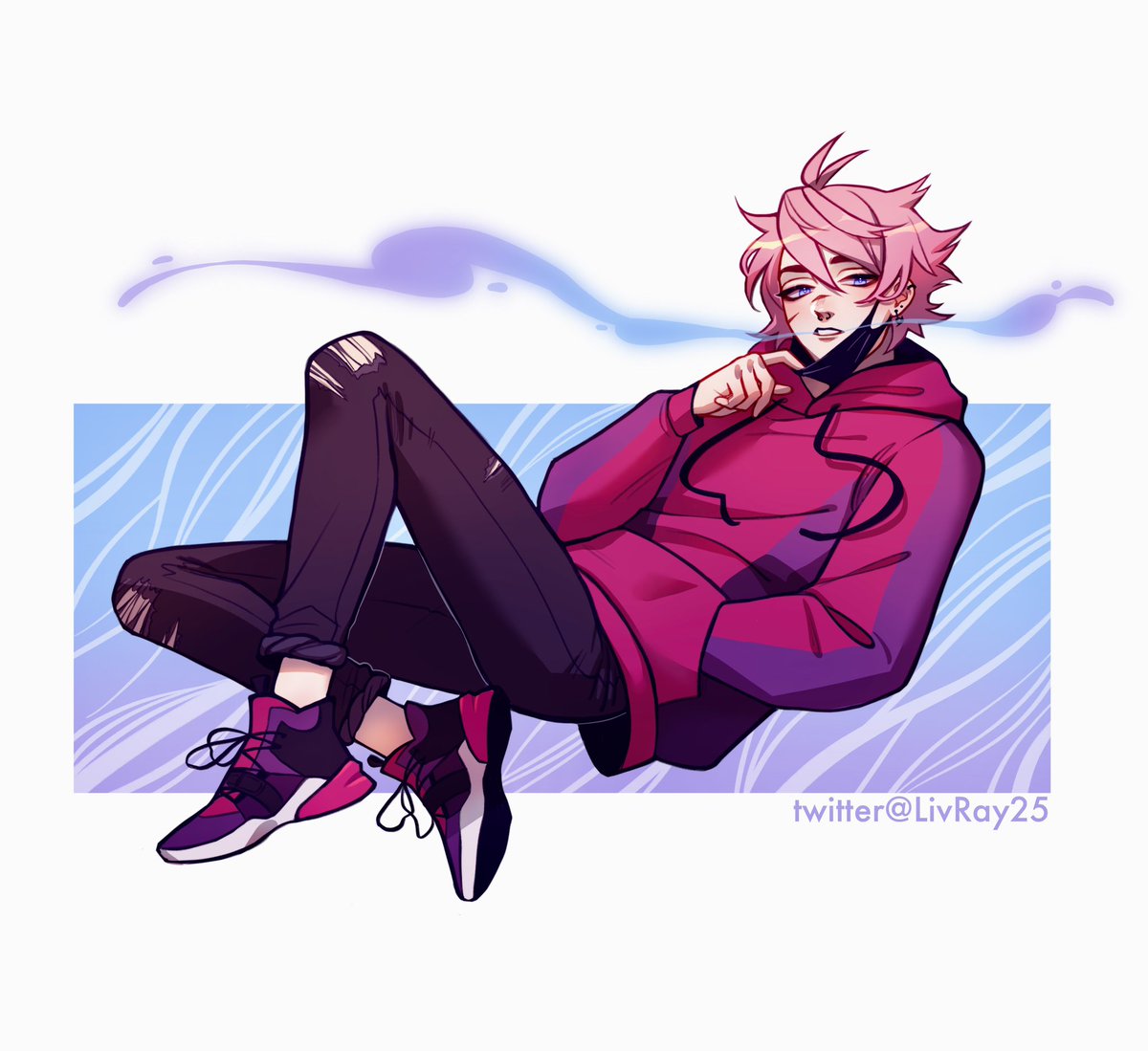 LivRay25's tweet image. commission of @StrelasArt’s wonderful OC! 💕