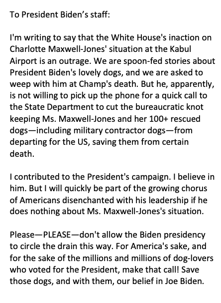 SteveArmourLA's tweet photo. @jrpsaki @POTUS @BarackObama @katieporteroc @DianneFeinstein #operationhurcules #KSAnimalRescue @SecBlinken @davidaxelrod @HacksOnTap @PodSaveAmerica @TennisPodcast @FLOTUS @PenFarthing @CWhitakerSport @VP 

Just sent this to the White House: https://t.co/QVVTz72yht