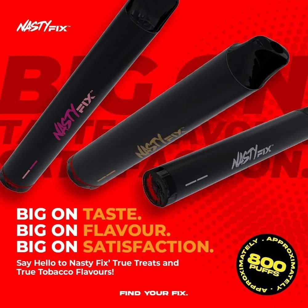 aqmalrisa's tweet photo. #lainpunyasedap
Hi Guys. Dapatkan instock NastyFix 2.0 800 Puffs disposal, RM18/each. All flavor will be instock PRE-ORDER NOW! #nastyfix
Roger-roger π€π» https://t.co/Hd5XsCxi0Q https://t.co/bXTjGUjPZL