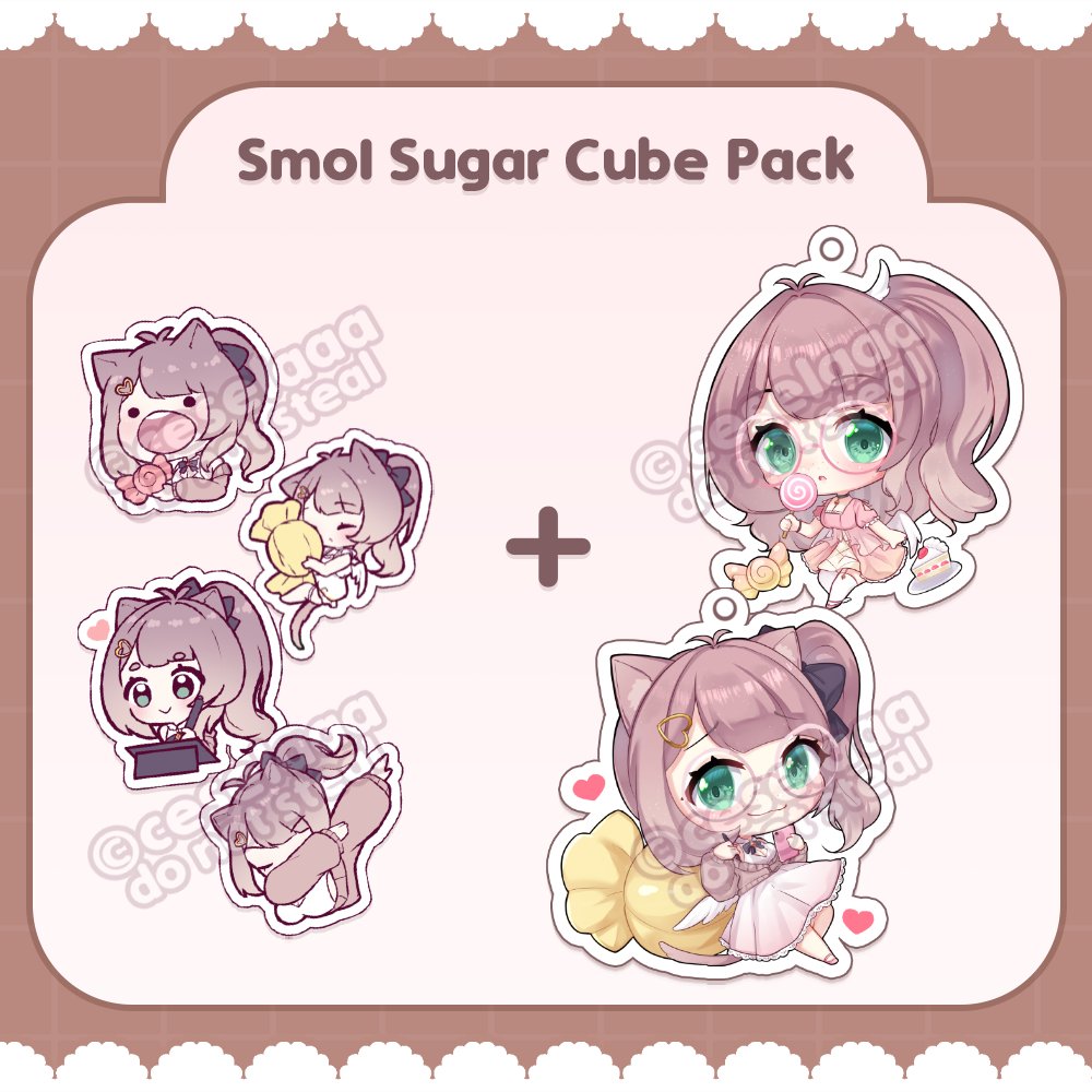 ceselaaa's tweet photo. ✨New merch is here: https://t.co/g97PeuUHK2

🍬Pre-orders end September 19th!

I appreciate all the supports <333

#seraSweets #PrismVT https://t.co/hdgIx7mcw2