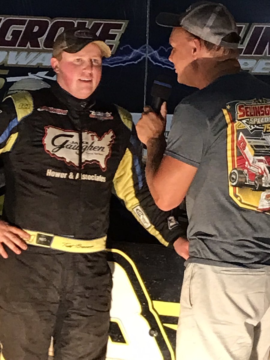 Trent Brenneman wins the 20 lap limited late models.