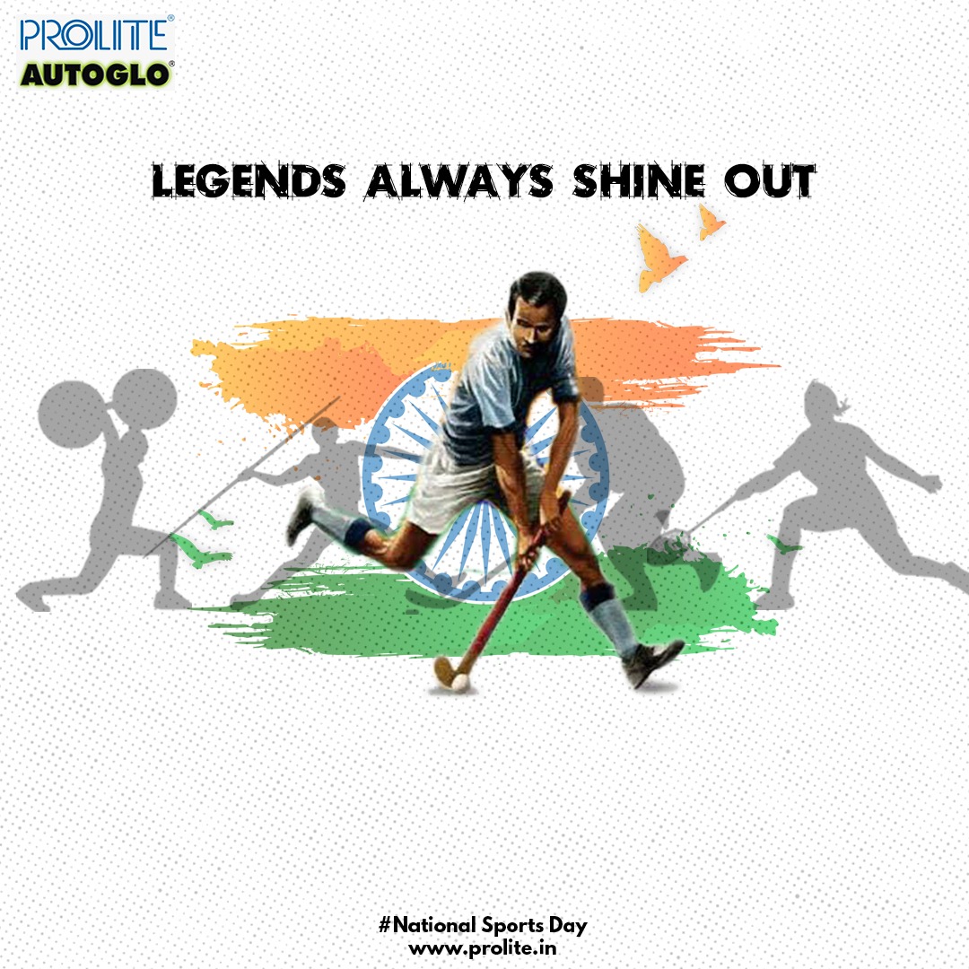 ProliteA's tweet image. Happy National Sports Day!

&quot;It is not my country’s duty to push me ahead. It is my duty to push my country ahead.”

– Major Dhyan Chand

#ProliteAutoglo #Sportsday #MajorDhyanchand #NationalSportsDay
