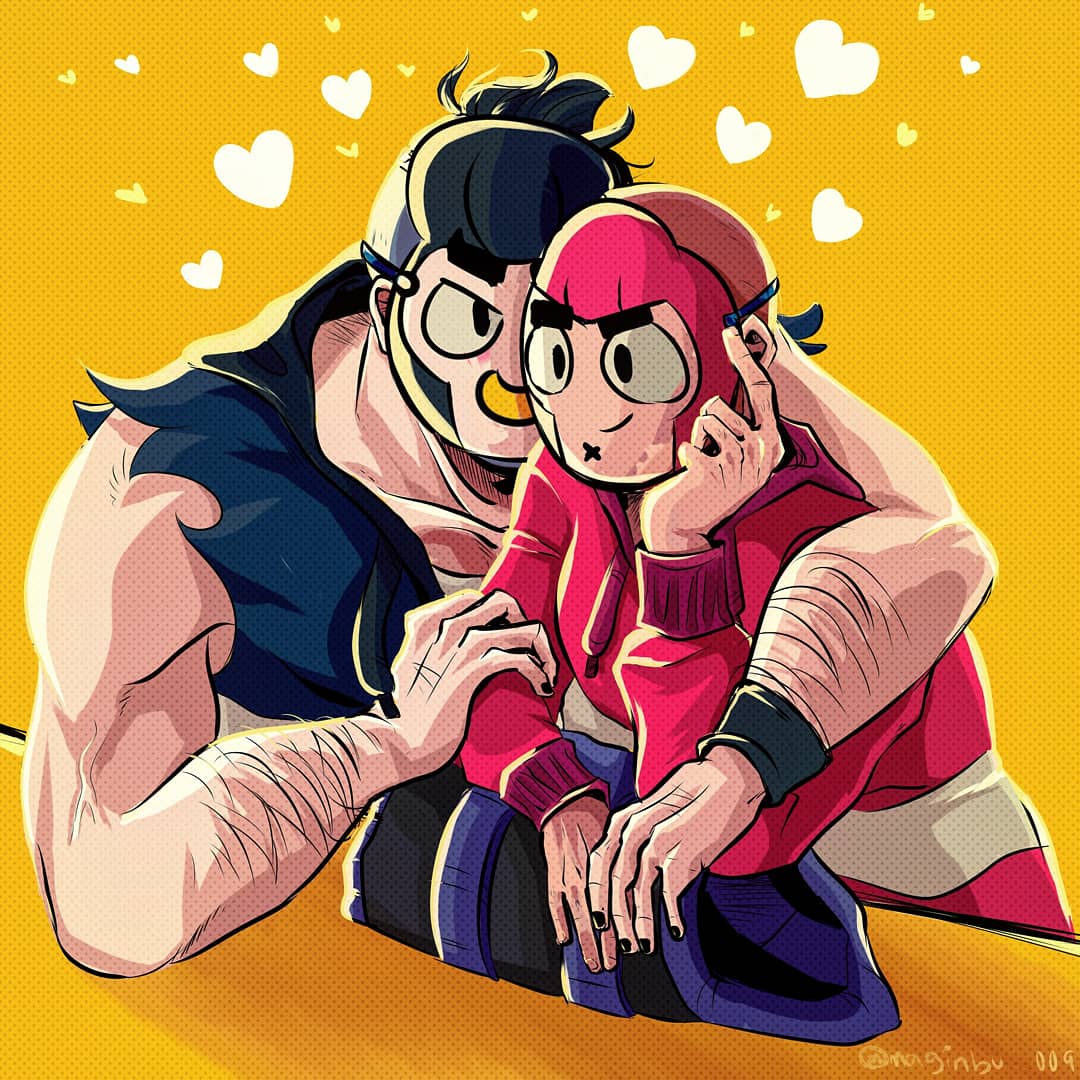 Acompañando a su novio 😤 brawlstars brawlstarscolt brawlstarsbull colt...