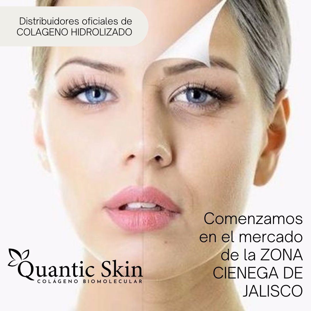 Quanticskinmx's tweet photo. EL COLAGENO HIDROLIZADO es utilizado para estimular la producción de colágeno en el organismo, ayudando así a mejorar el aspecto de la piel, fortalecer las articulaciones, las uñas, los huesos y el cabello.
Es momento de reinventarte. 
#QuanticSkin https://t.co/bX9WL4vHhf