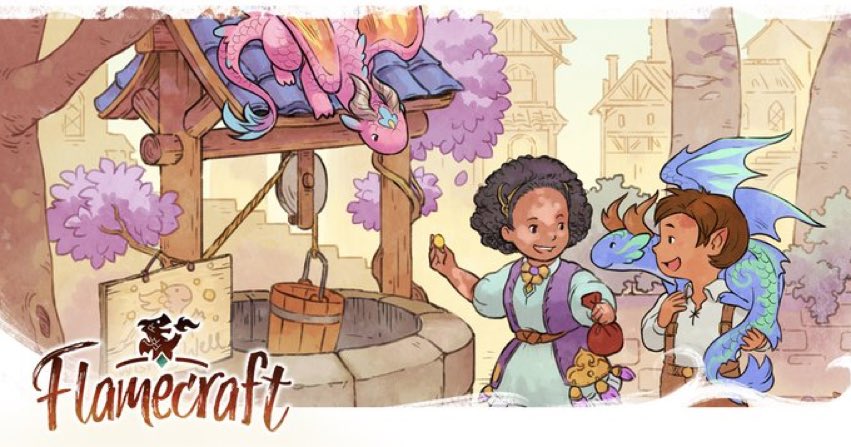 PancakeEmma's tweet photo. Excited for this adorable game! Kickstarter Link: https://t.co/Xg4vguub4J
#flamecraft #socialdragons https://t.co/9bR6OR4Lfu