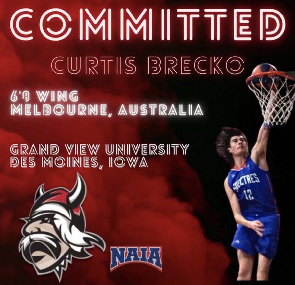 BreckoCurtis's tweet photo. Excited to announce my commitment to GrandView University. Thanks to Coach Schaefer and Coach Denholm for this opportunity https://t.co/tp21q3xcC0