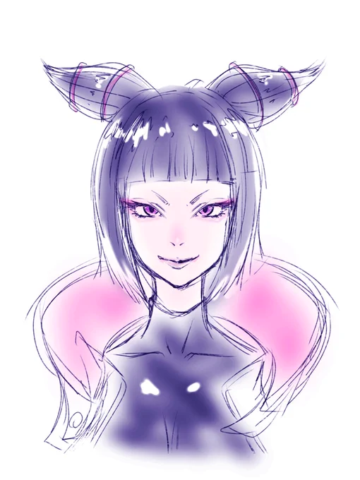 初めて描いた落書きジュリちゃん 