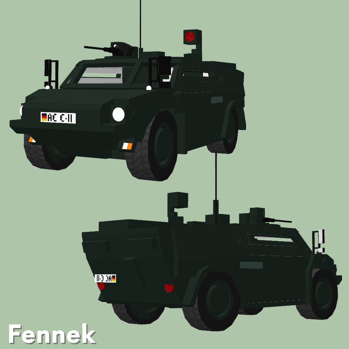 ArsenalCraft_'s tweet photo. LGS Fennek! Made in Germany https://t.co/heKmXz2tGJ