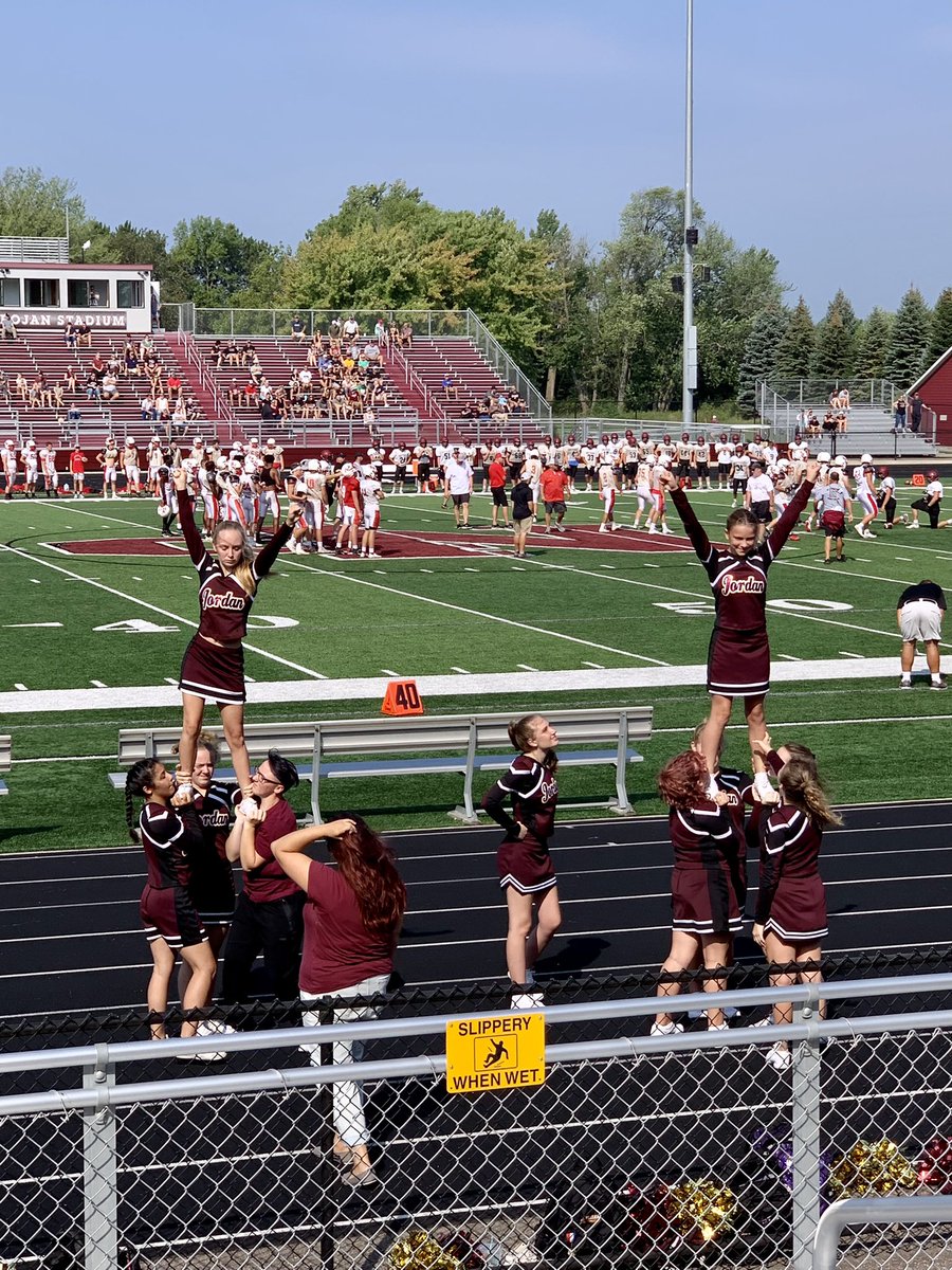 JordanBooster's tweet photo. Fun Saturday where some teams got to show a glimpse into the fall season! Can’t wait for more to come 🎾🏈📣#GoJaguars #GoHubmen #WeAreJordan https://t.co/80jPdNKuel
