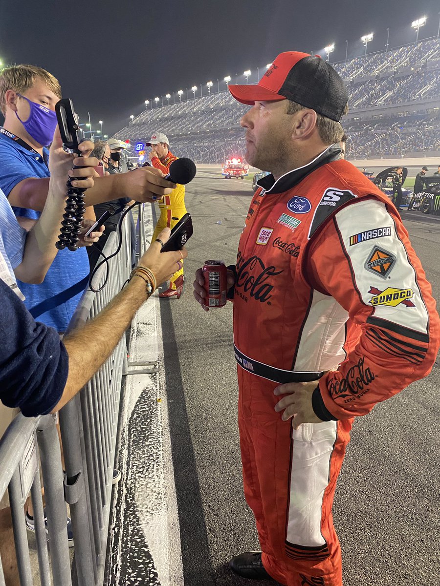 .<a href="/RyanJNewman/">Ryan Newman</a> said “I was hammer down through it.” 

<a href="/CocaColaRacing/">Coca-Cola Racing</a> | #CokePartner