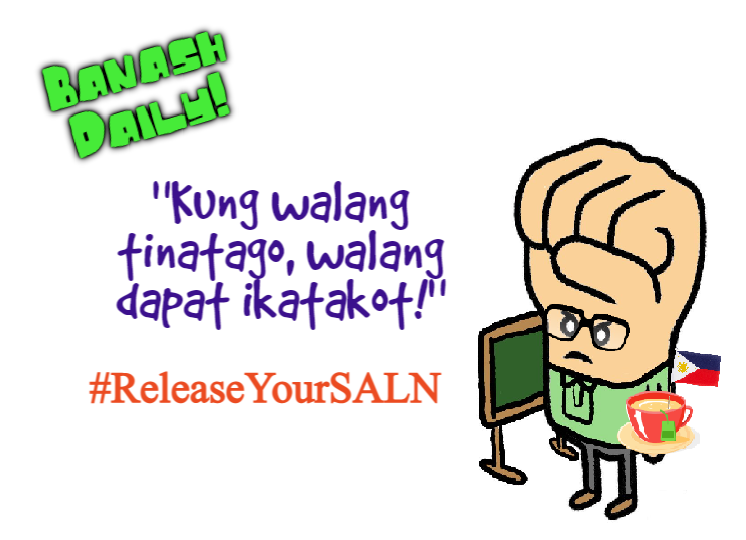 TitoTok88's tweet photo. @mariaressa @lenirobredo Irelease na kasi ang SALNs #BanashDailyQuote https://t.co/clk7DwaIaG