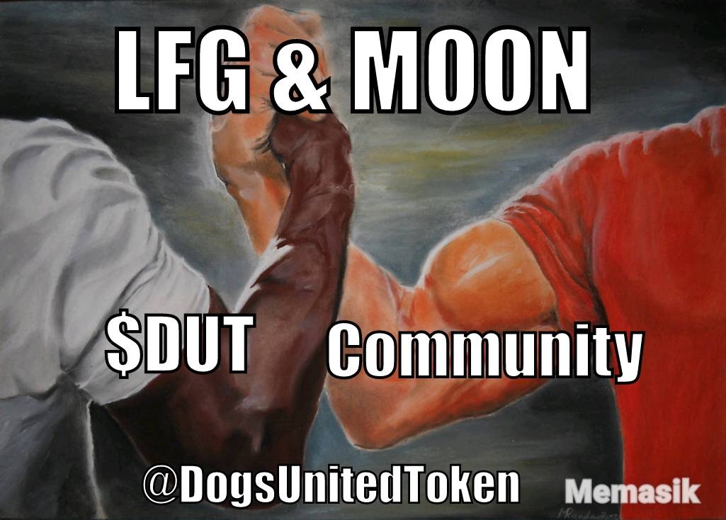NewbieDigital's tweet photo. LFG &amp; Moon - United and we will succeed ! 
#collectibles #nftcollector #NFTs #NFTartist #BSCGem #BSCGems #SHIBARMY #trgi #BinanceSmartChain #dogecoin #AirdropCrypto #NFTGiveaway 

#ProtectTheRugged 
$DUT
@dogsunitedtoken https://t.co/5hxqhu3kMH