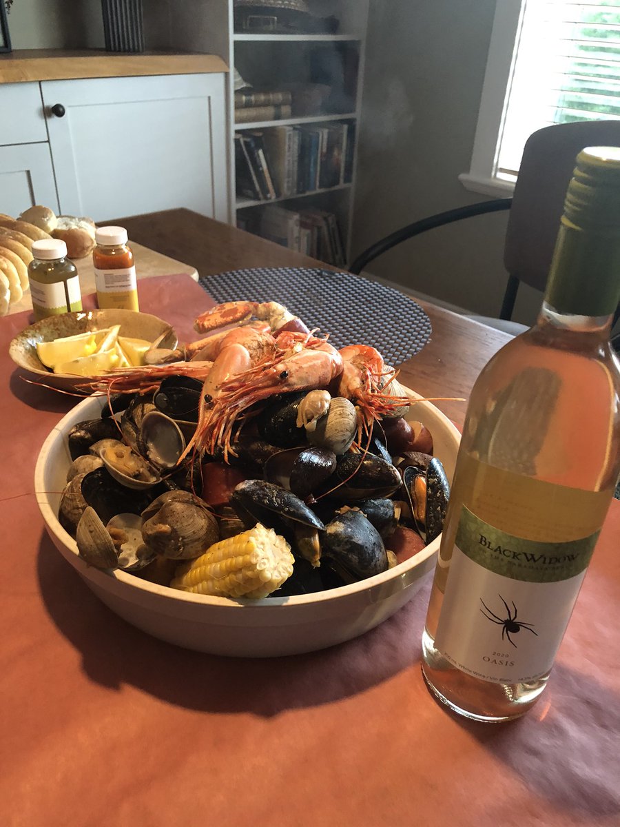 Jay T. Cullen @jaytcullen.bsky.social (@jaytcullen) on Twitter photo Splurged a bit on BC #seafood with <a href="/WMollusk/">Wandering Mollusk Oyster Co</a> Crab Buckit this evening. #BlackWidow Oasis 2020 #bcwine. Highly recommend. Picking it up <a href="/WhistleBuoy/">Whistle Buoy Brewing Company</a> was an outing in itself Splurged a bit on BC #seafood with <a href="/WMollusk/">Wandering Mollusk Oyster Co</a> Crab Buckit this evening. #BlackWidow Oasis 2020 #bcwine. Highly recommend. Picking it up <a href="/WhistleBuoy/">Whistle Buoy Brewing Company</a> was an outing in itself
