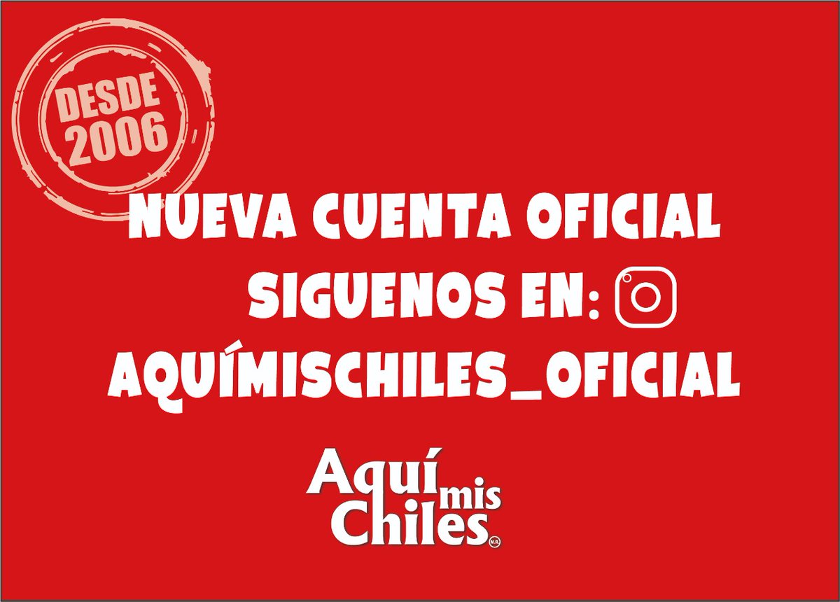 Nos mudamos en instagram síguenos y no te arrepentirás