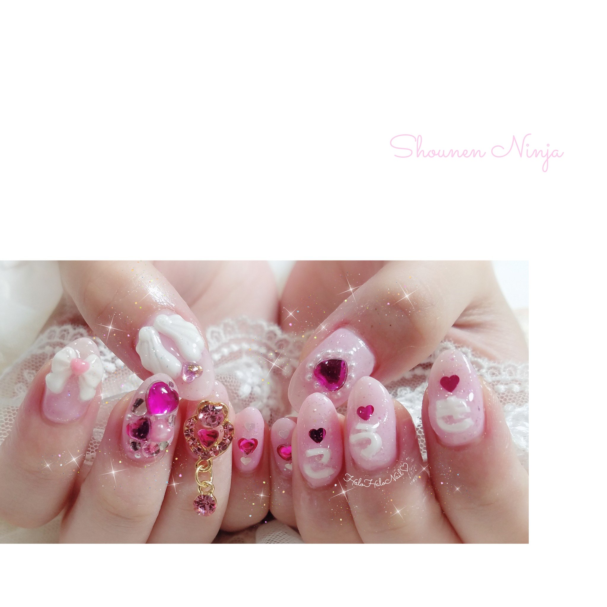 大阪なんば 痛ネイル ハロハロネイル ながむら Salonhalohalo Twitter