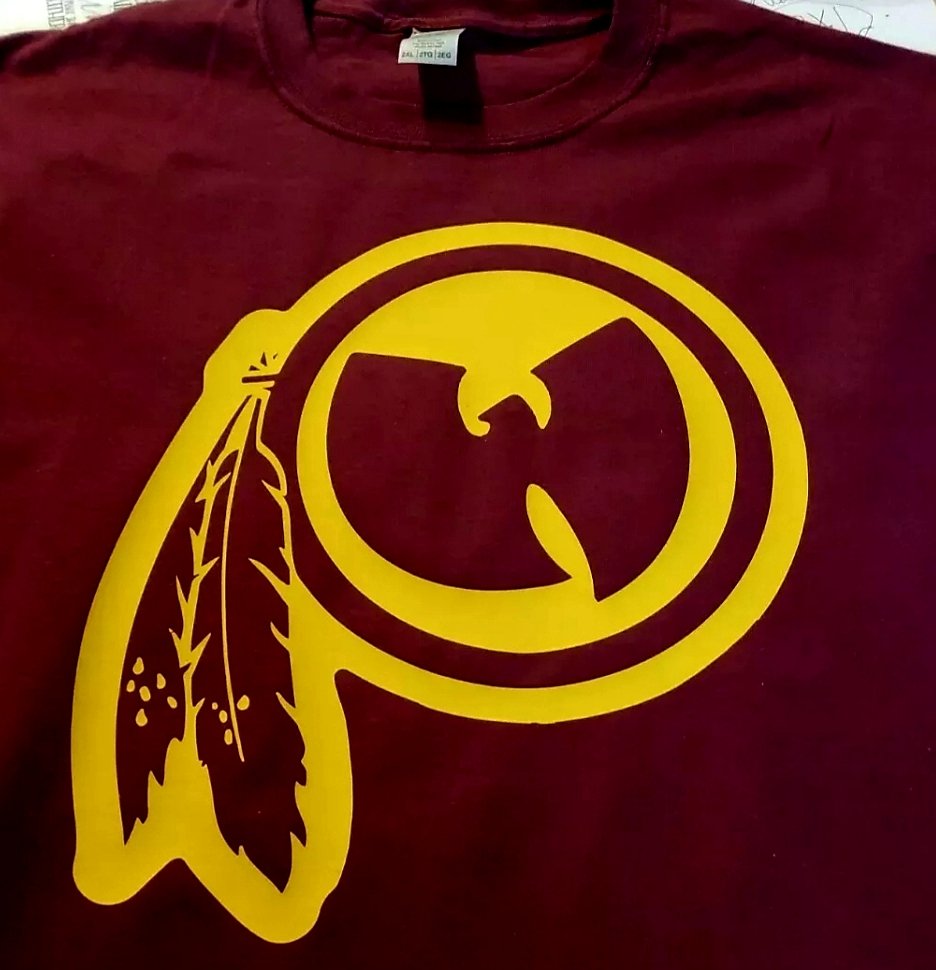 Always seeing Washington fans with unique shirts and this one I saw tonight topped them all!! ❤💛👐🖤💛 #TakeMyMoney