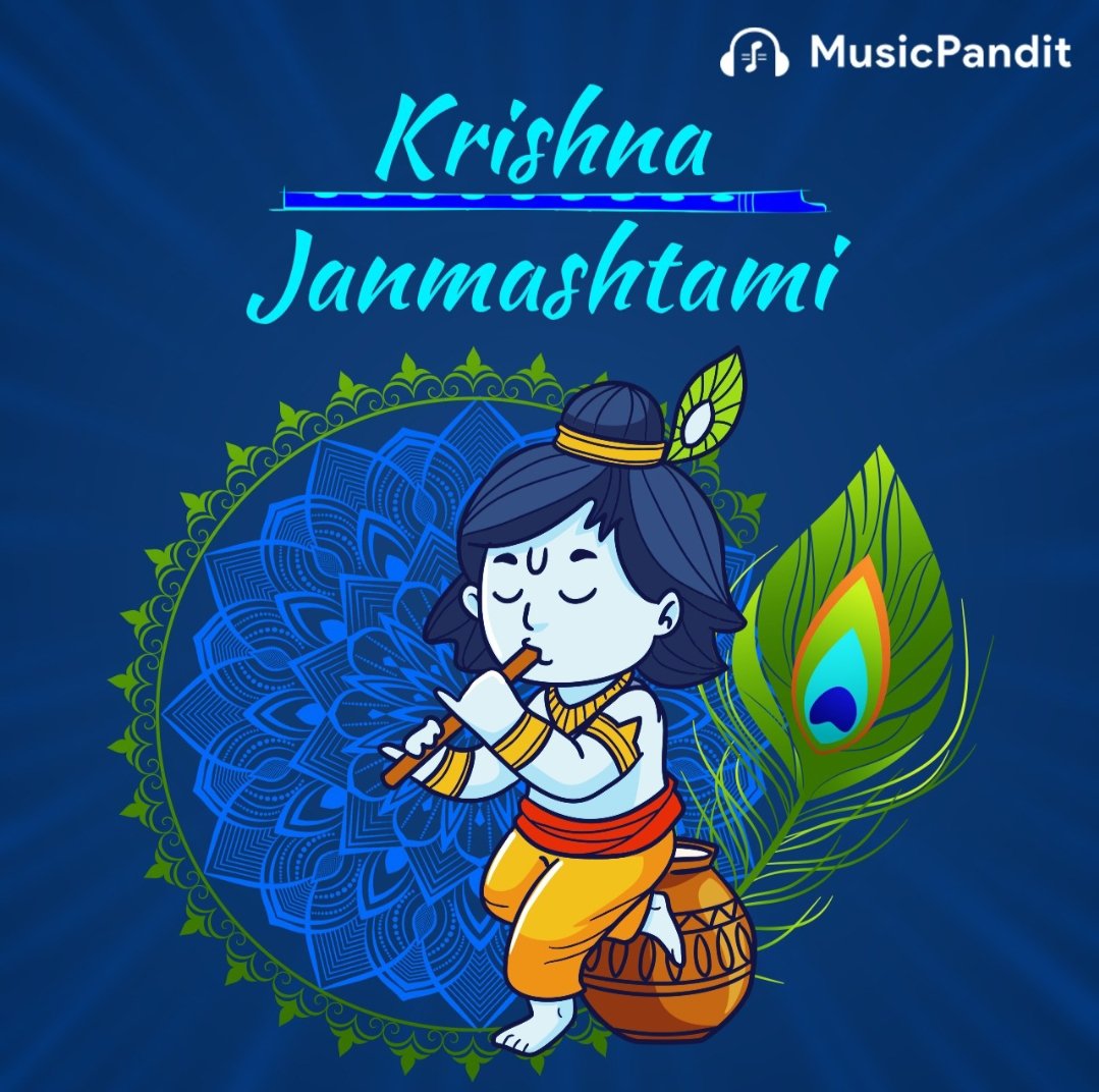 TheMusicPandit's tweet photo. Here’s wishing you a Very Happy Krishna Janmashtami! Stay Safe and Stay Well!
Don’t forget to check https://t.co/yYbzbiVZMU or reach out to us at +91 9686211488 or +91 9606231584.
#musicpandit #india #krishna #krishnajanma #janmaofkrishna #janmasthmi #krishnajanmasthmi #hindu https://t.co/DOOWNokSab