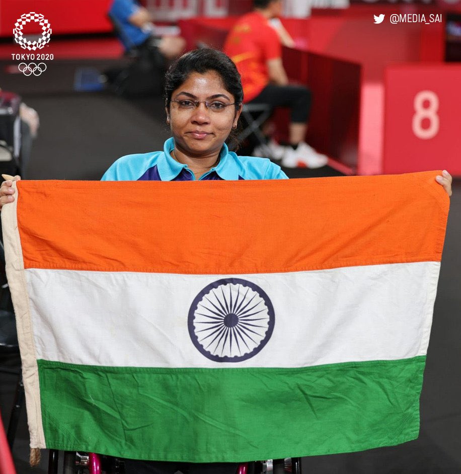 Proud moment for India!!
Congratulations to #BhavinaPatel for creating history by becoming the first Indian para-paddler to win a Silver medal for India. #Paralympics #Olympics2021