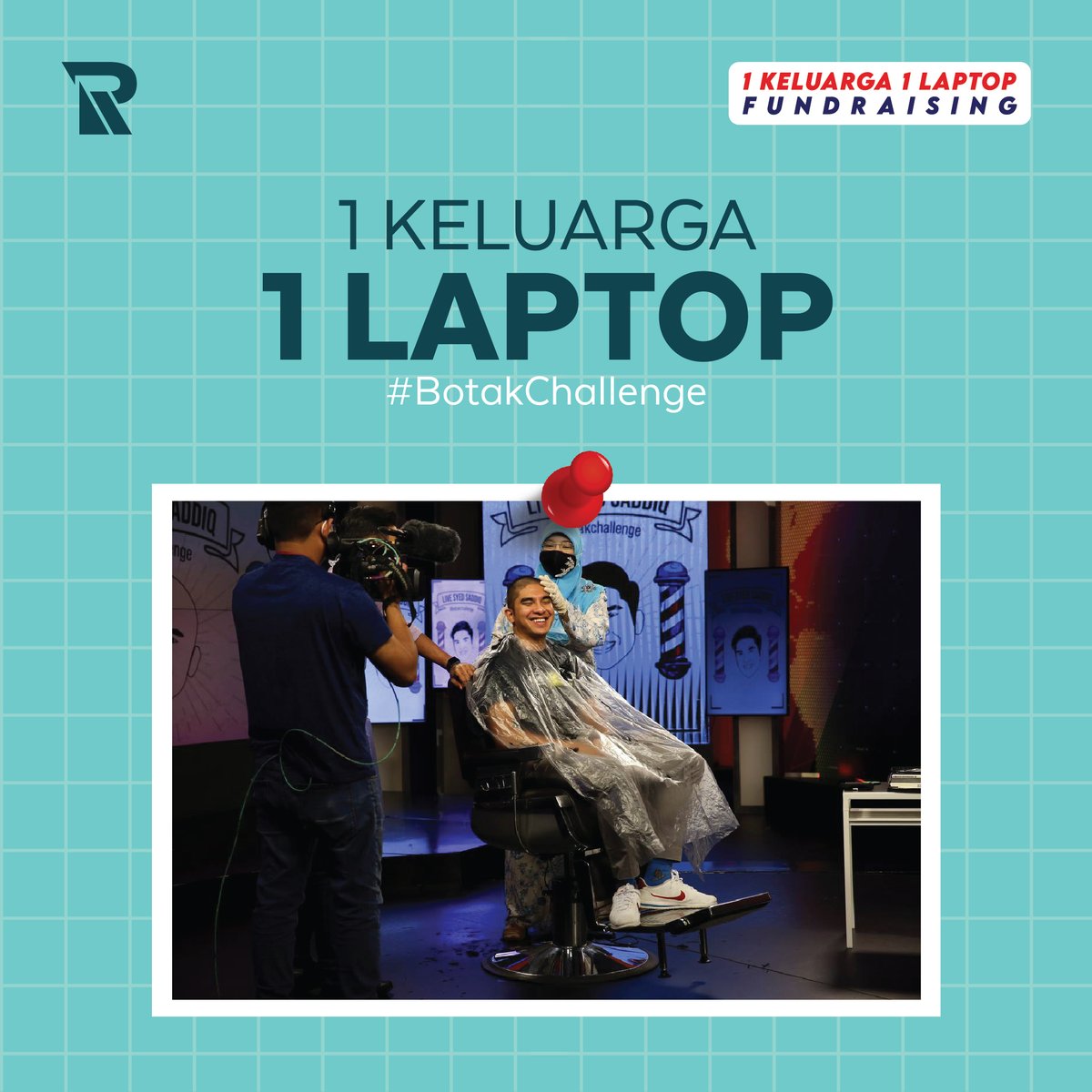 RISEMediaAsia's tweet image. [#BotakChallenge]

Previously, we shared to you the poster of 1 Keluarga 1 Laptop. This campaign had a successful ending with YB Syed Saddiq appearing on Awani to go Botak!

Any campaign you want to do in the near future? We can turn it into reality!

Creds to @aizzatnrdn