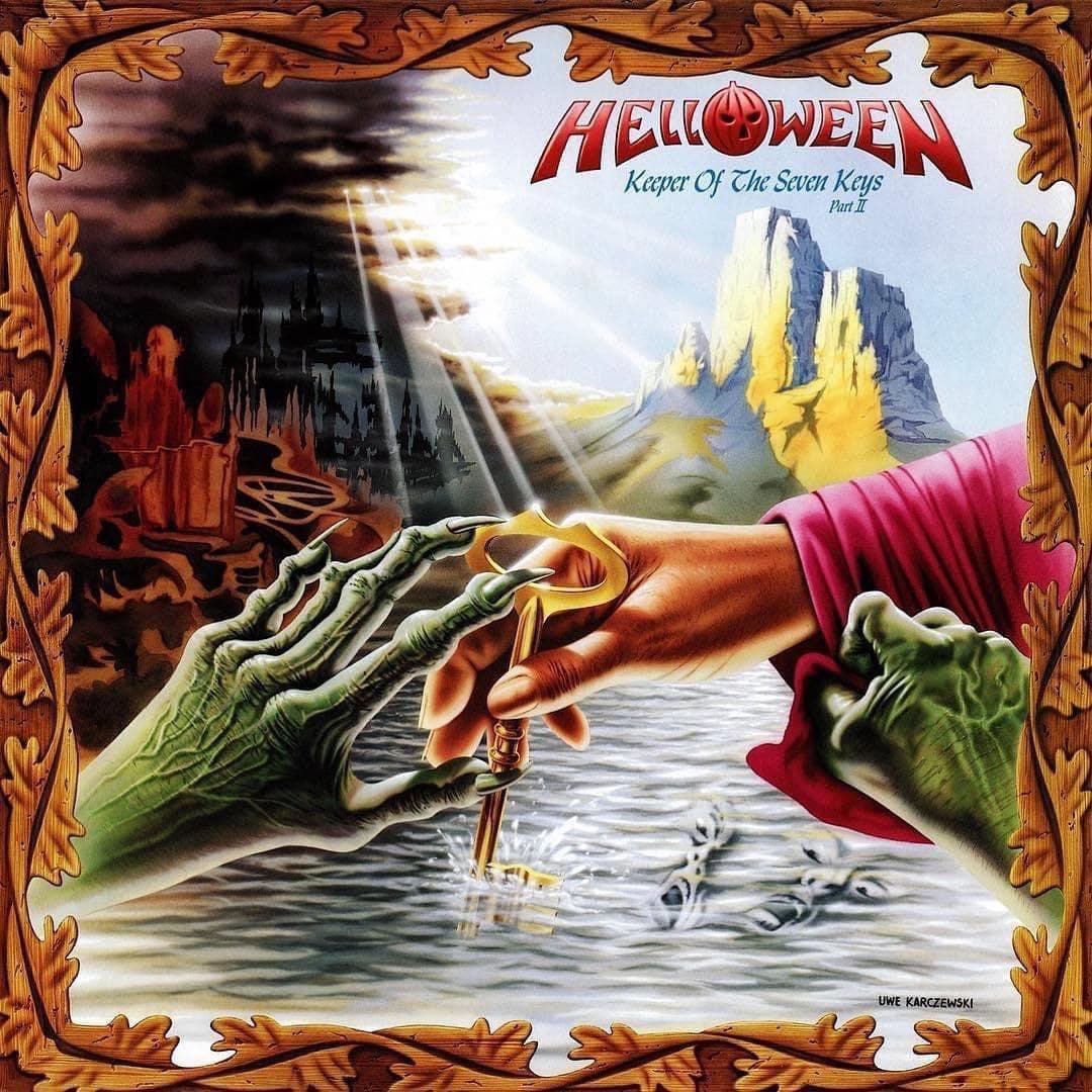 ThisDayInMETAL's tweet photo. Aug 29th 1988 #Helloween released the album "Keeper Of The Seven Keys: Part II" #IWantOut #EagleFlyFree #MarchOfTime #PowerMetal

Did you know...
“I Want Out" remains the band's best-known song, and has been covered by several metal bands including Gamma Ray and HammerFall. https://t.co/wz7pOFaqoz