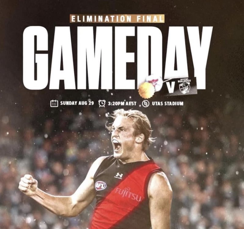 MorgansThe's tweet photo. @Bailey___Allen a Bombers win today world be sensational, no TV where I’m staying but I’ll check the scores when I can. https://t.co/OZYypPAelw