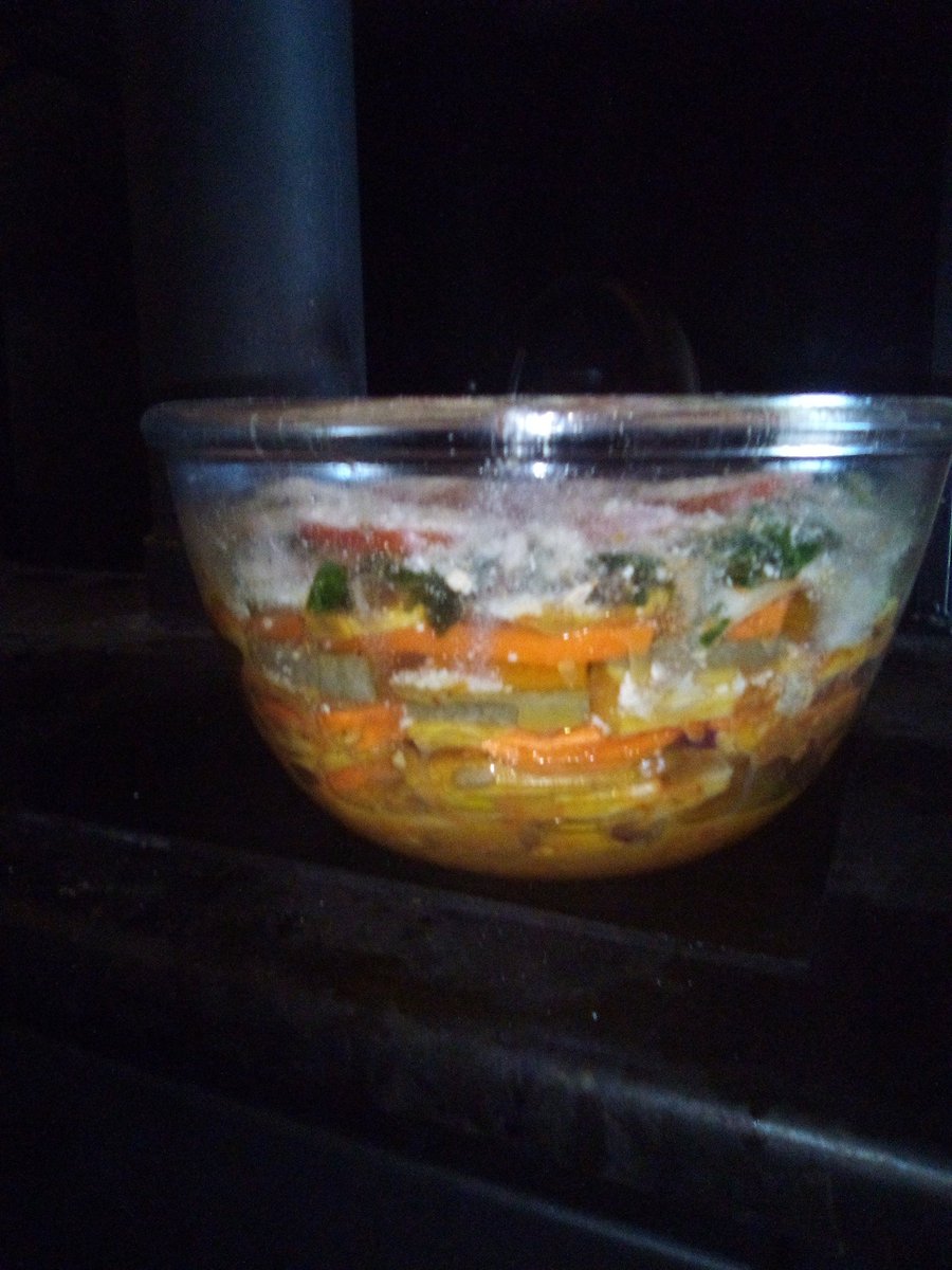 OtautauT's tweet photo. #LockdownFood It's a vege stack for dinner at our house! Total cost calculated at $3.90, including half a tomato at $13/kg which is the most I have ever paid!... should feed us (2 adults) for 2 meals. Topped with crumbed rice as Coeliac. #LivingLean #CarbonFootprint
#NoMeatMeals https://t.co/Uh49b9mueW