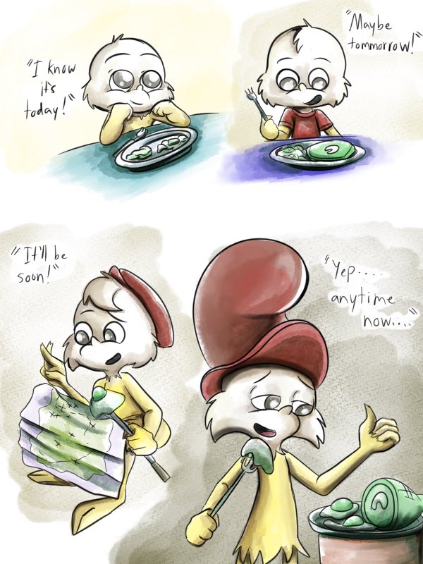MarsQueer's tweet photo. Sam-I-Am Hopeful Green Eggs and Ham
Spoilers for GEAH season 1
I can see Sam being a total Annie while growing up in an orphanage and waiting for his mother. Hopefully we get a flashback of Samβs childhood.#greeneggsandham #geah #netflix #samiam #season2 #thesecondserving https://t.co/VUFwm9Gc0x